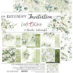 GREENERY INVITATION - 12 x 12